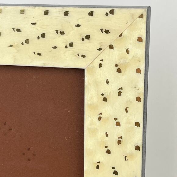 Natalini Attico Bianco Wood Photo Frame with Gold Flecks - Picture 2 of 7